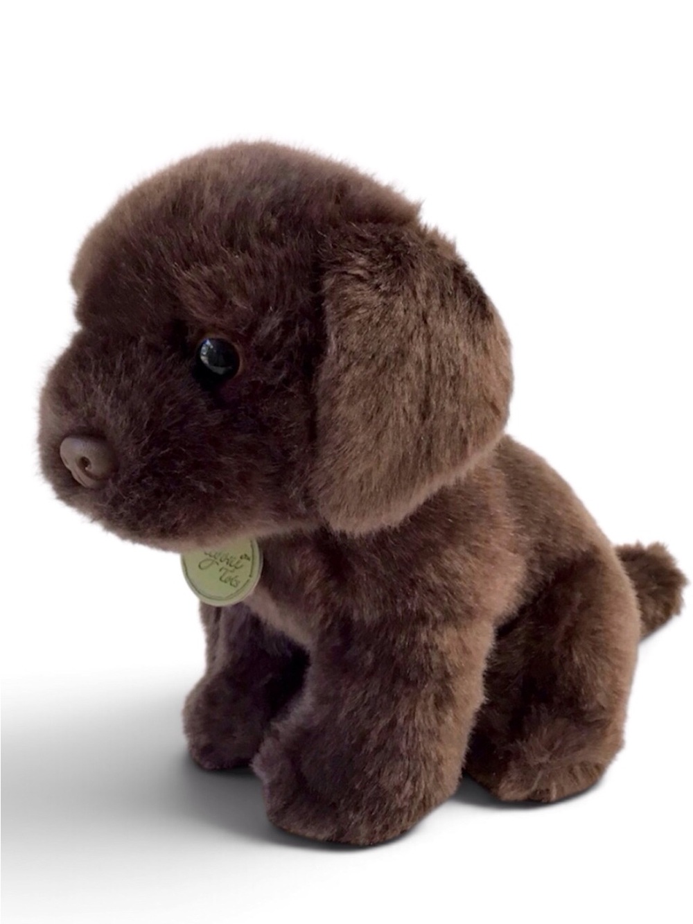 Aurora Miyoni Tots Puppy Dog Plush Chocolate Labrador Realistic Stuffed Animal